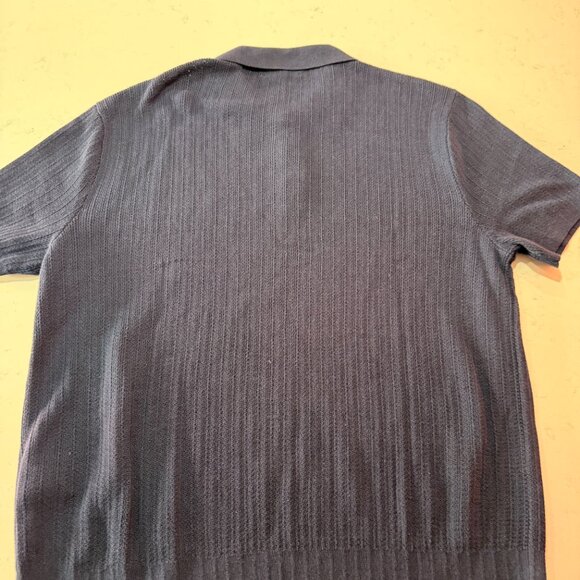 Madewell Tuck-Stitch Three-Button Sweater Polo Medium Relaxed Fit ***NWT - Picture 4 of 4